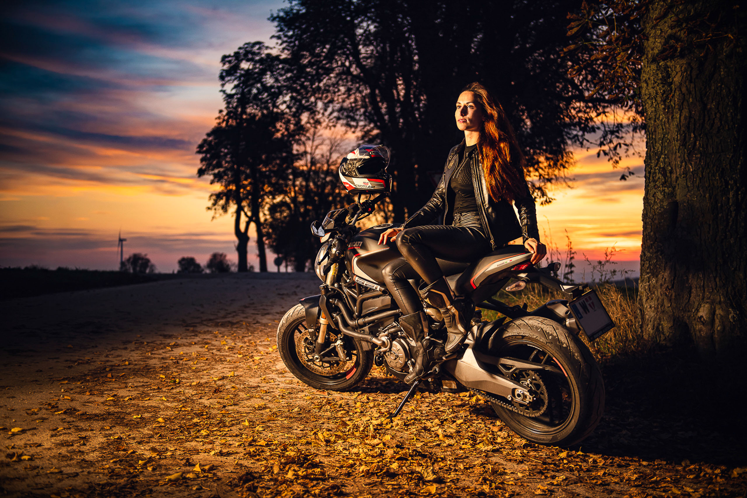 Ziegler-Digital Referenz - Motorrad Bild-Kreation für Instagram Influencerin MOTO.CAT